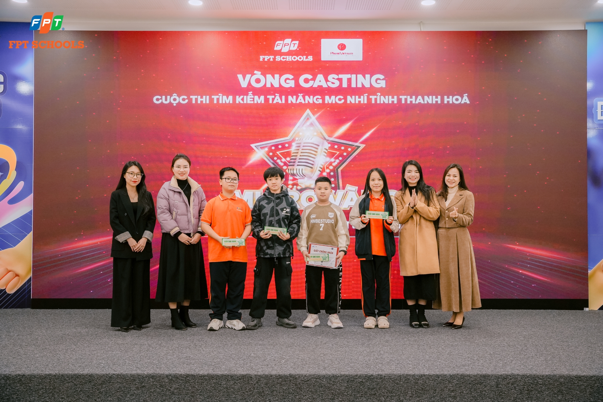 Fschoolers tự tin tỏa sáng tại vòng casting Micro Vàng