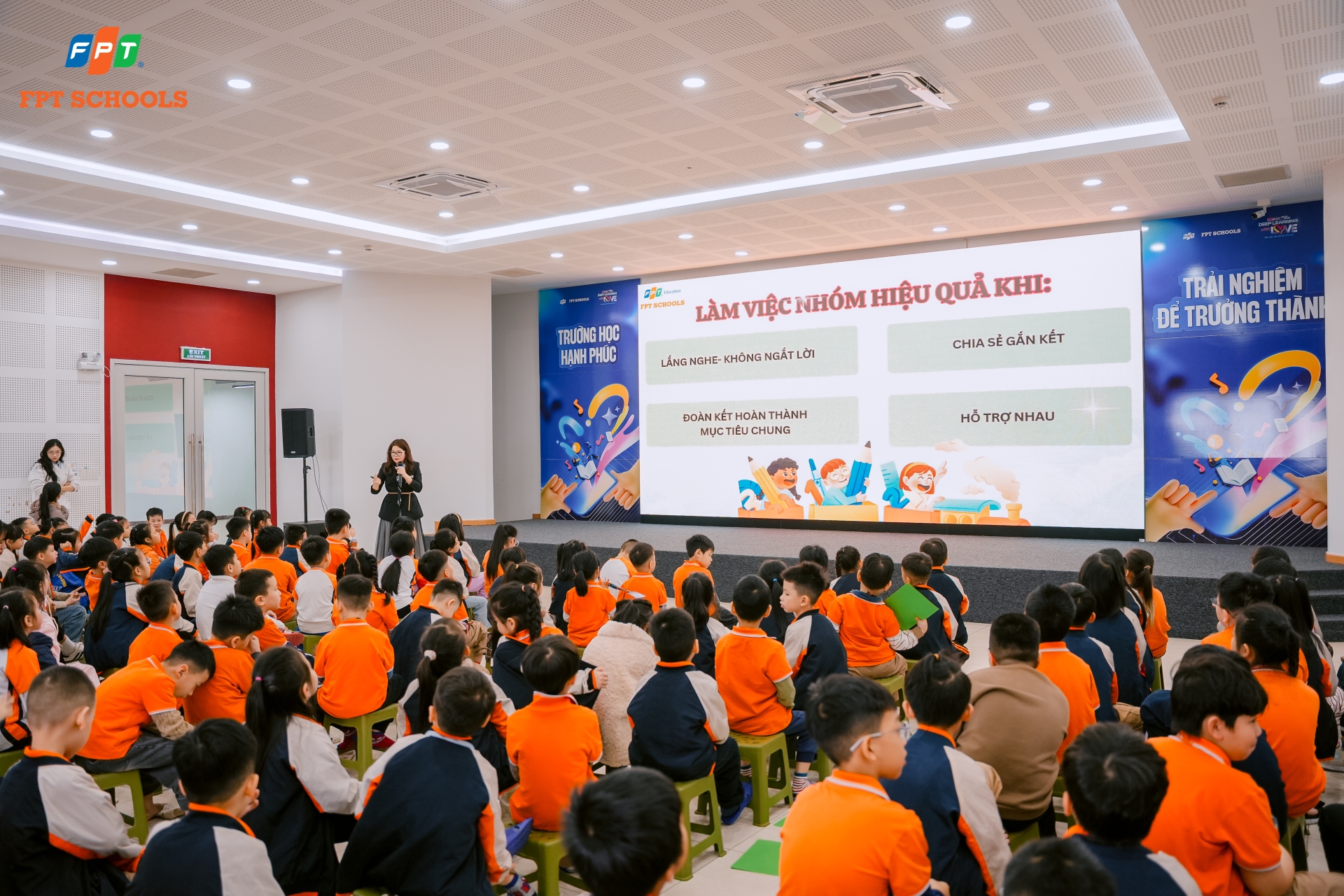 Fschoolers nhí Nhà F háo hức khám phá “sức mạnh” teamwork