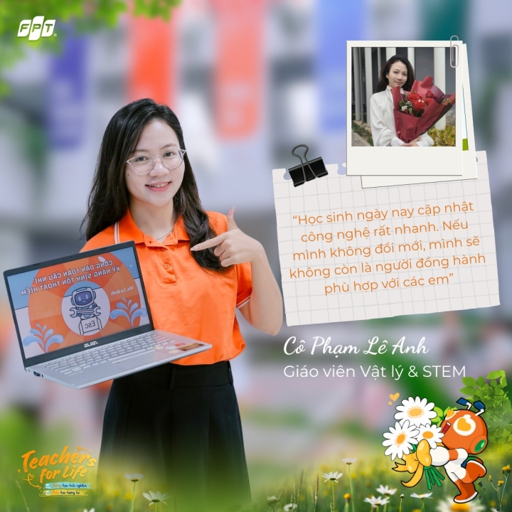 Cô giáo Phạm Lê Anh – Người thầy kiến tạo tương lai bằng tinh thần học hỏi và truyền cảm hứng bằng sự đổi mới