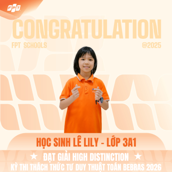 Học sinh FTP School Thanh Hoá đạt thành tích ấn tượng tại kỳ thi BEBRAS