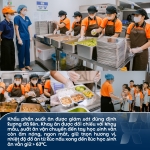 Bếp ăn bán trú FPT School Thanh Hóa – Chăm chút từng bữa ăn chuẩn quy trình “bếp một chiều”