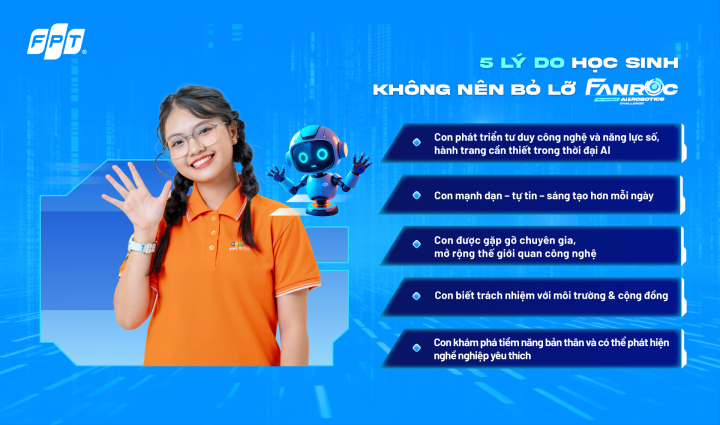 FAnRoC – Sân chơi để con phát triển tư duy và khám phá năng lực công nghệ