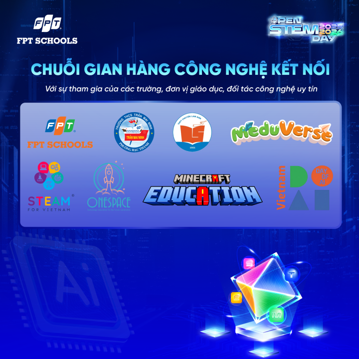 Hé lộ chuỗi giang hàng trải nghiệm đặc sắc tại Fschools Open STEM Day 2026