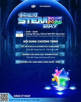 Fshcools Open STEM Day 2026 - Ngày hội trải nghiệm công nghệ số