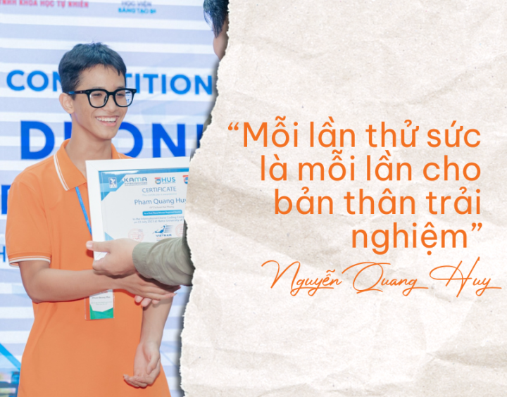 “Mỗi lần thử sức là mỗi lần cho bản thân trải nghiệm”