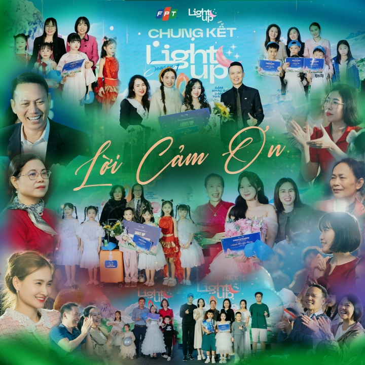 Lời cảm ơn từ Ban tổ chức Light Up - Vòng cơ sở