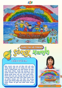 Hoạ sĩ nhí Nhà F lan toả thông điệp sống xanh qua cuộc thi Đan Mạch trong mắt em 2025-2026