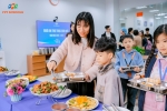 Học sinh, giáo viên Fschool Thanh Hóa hào hứng trải nghiệm thực đơn bán trú mới