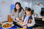 Học sinh, giáo viên Fschool Thanh Hóa hào hứng trải nghiệm thực đơn bán trú mới