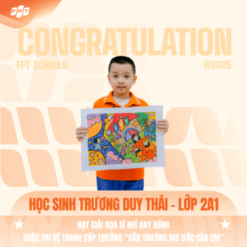 FPT School Thanh Hoá vinh danh 6 hoạ sĩ nhí xuất sắc tại cuộc thi vẽ tranh 